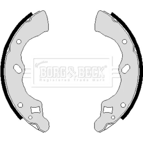 Sada brzdových čeľustí BORG & BECK BBS6118