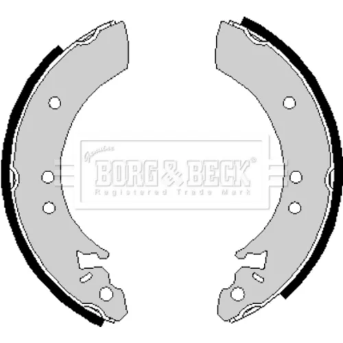 Sada brzdových čeľustí BORG & BECK BBS6143