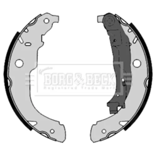 Sada brzdových čeľustí BORG & BECK BBS6366