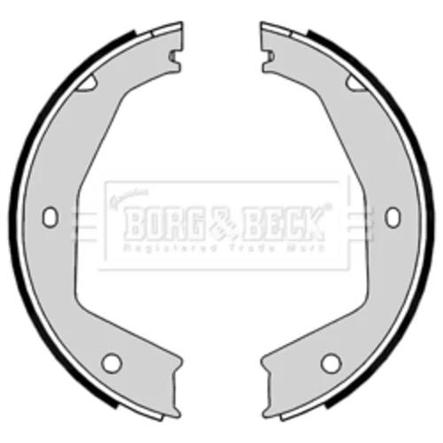 Sada brzd. čeľustí parkov. brzdy BORG & BECK BBS6441