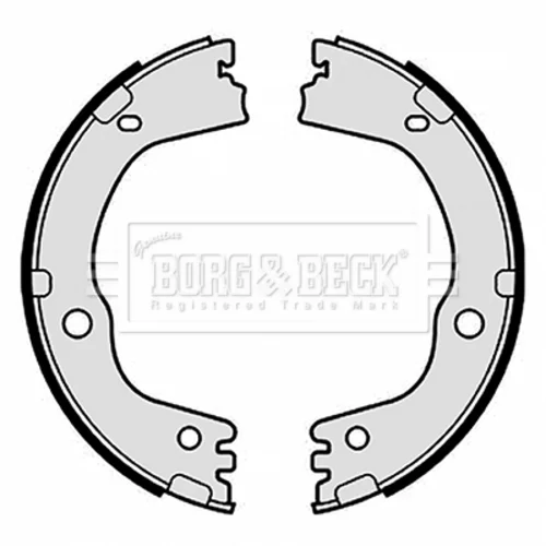 Sada brzd. čeľustí parkov. brzdy BORG & BECK BBS6512