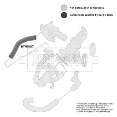 Hadica plniaceho vzduchu BTH1007 (BORG & BECK) - obr. 1
