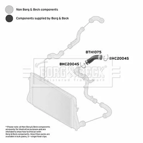 Hadica plniaceho vzduchu BTH1075 (BORG & BECK) - obr. 1