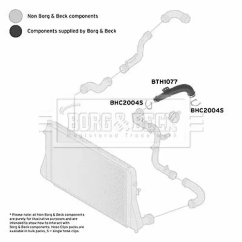 Hadica plniaceho vzduchu BTH1077 (BORG & BECK) - obr. 2