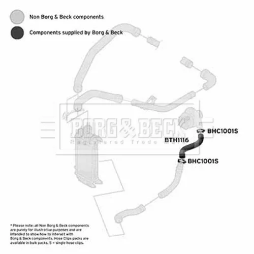 Hadica plniaceho vzduchu BTH1116 (BORG & BECK) - obr. 2