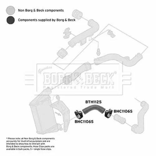 Hadica plniaceho vzduchu BTH1125 (BORG & BECK) - obr. 2