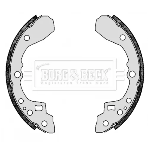 Sada brzdových čeľustí BORG & BECK BBS6274