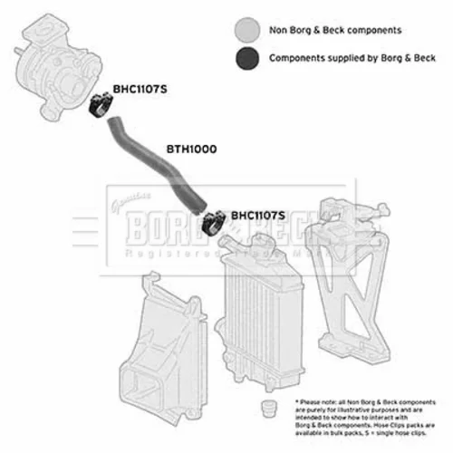Hadica plniaceho vzduchu BTH1000 (BORG & BECK) - obr. 2