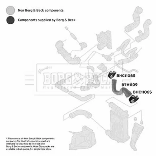 Hadica plniaceho vzduchu BTH1109 (BORG & BECK) - obr. 2