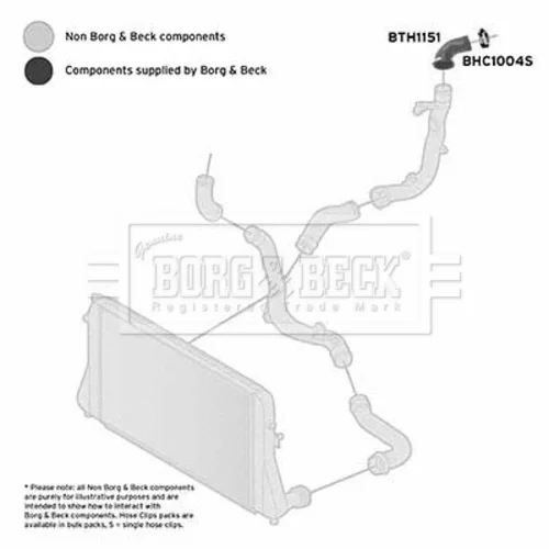Hadica plniaceho vzduchu BTH1151 (BORG & BECK) - obr. 1