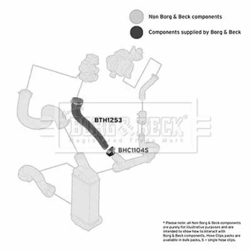 Hadica plniaceho vzduchu BTH1253 (BORG & BECK) - obr. 2