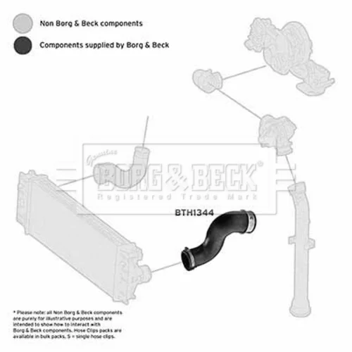 Hadica plniaceho vzduchu BTH1344 (BORG & BECK) - obr. 2