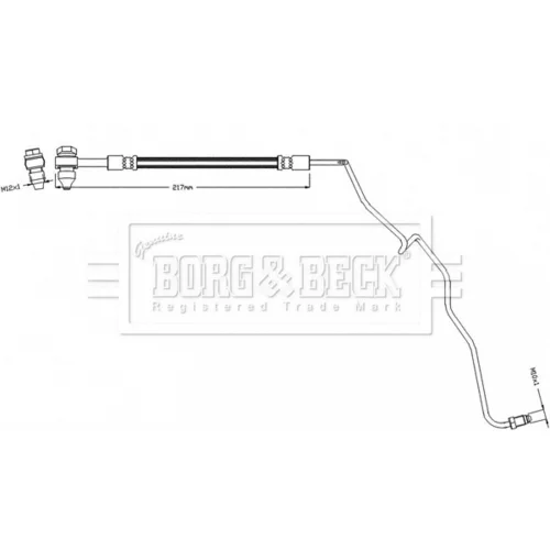 Brzdová hadica BORG & BECK BBH8503