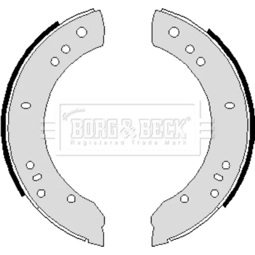 Sada brzdových čeľustí BORG & BECK BBS6016