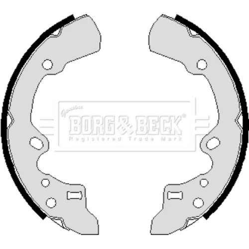 Sada brzdových čeľustí BORG & BECK BBS6063