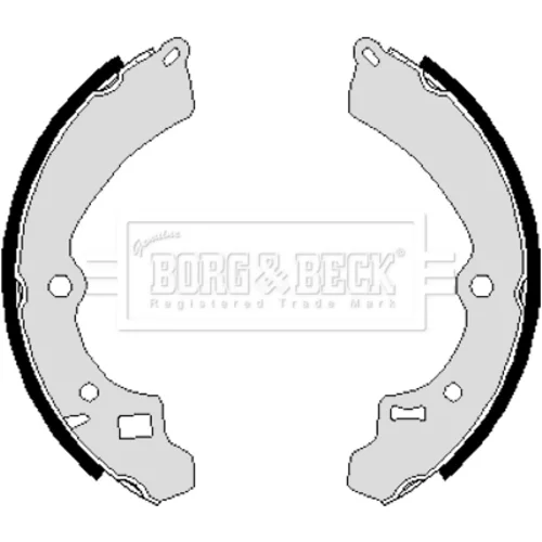 Sada brzdových čeľustí BORG & BECK BBS6069