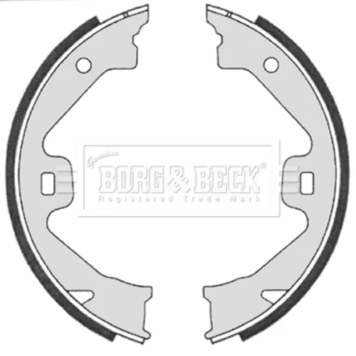 Sada brzd. čeľustí parkov. brzdy BBS6331 (BORG & BECK)