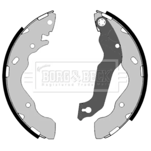 Sada brzdových čeľustí BORG & BECK BBS6385
