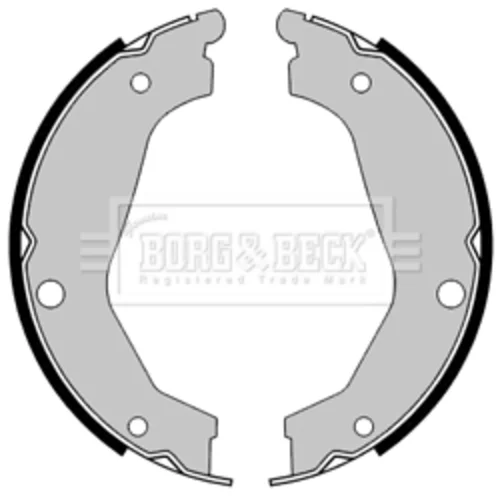 Sada brzd. čeľustí parkov. brzdy BORG & BECK BBS6457