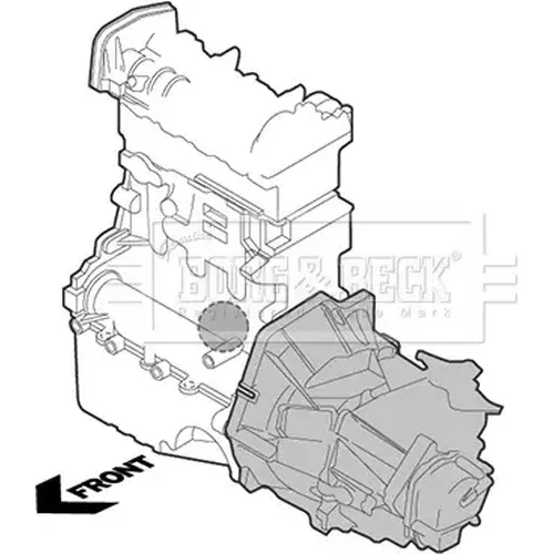 Uloženie motora BORG & BECK BEM4482