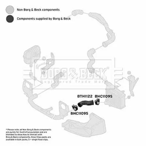 Hadica plniaceho vzduchu BTH1122 (BORG & BECK) - obr. 2
