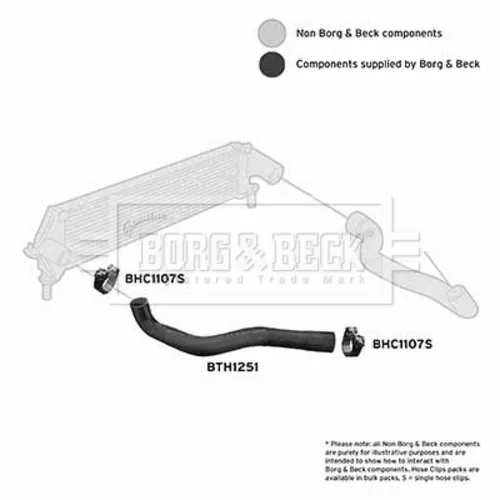 Hadica plniaceho vzduchu BTH1251 (BORG & BECK) - obr. 1