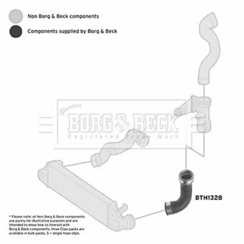 Hadica plniaceho vzduchu BTH1328 (BORG & BECK) - obr. 1