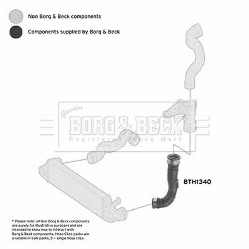 Hadica plniaceho vzduchu BTH1340 (BORG & BECK) - obr. 2