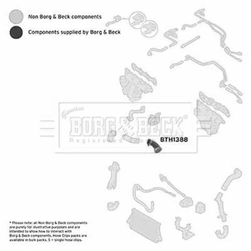 Hadica plniaceho vzduchu BTH1388 (BORG & BECK) - obr. 2