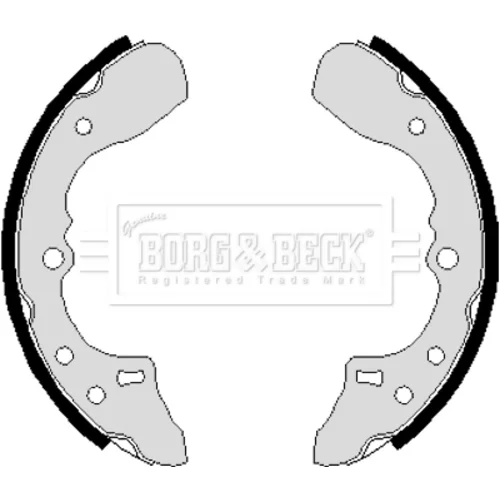 Sada brzdových čeľustí BORG & BECK BBS6120