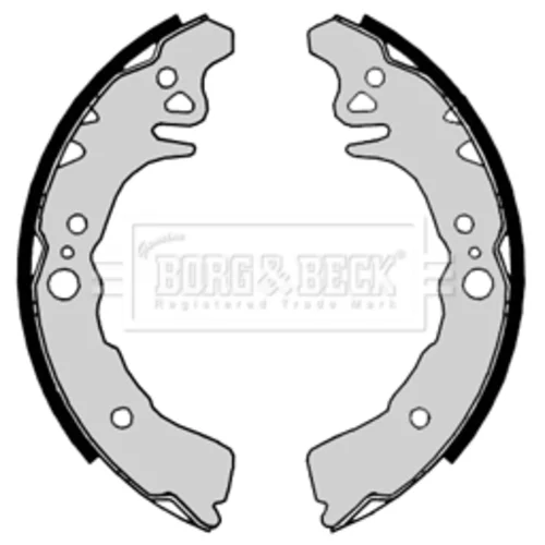 Sada brzdových čeľustí BORG & BECK BBS6390