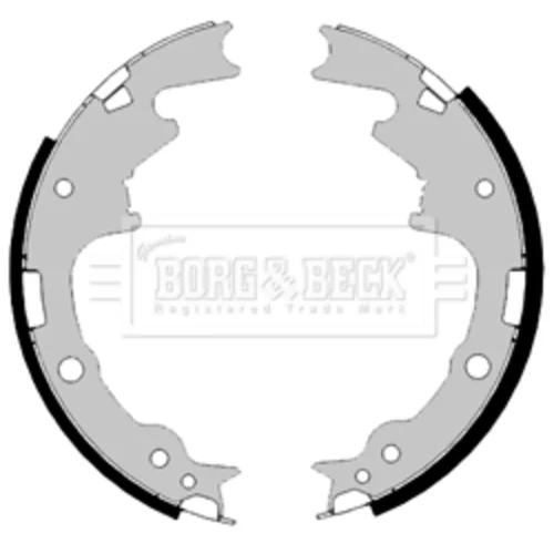 Sada brzdových čeľustí BORG & BECK BBS6472
