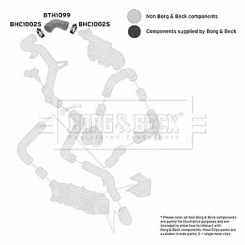 Hadica plniaceho vzduchu BTH1099 (BORG & BECK) - obr. 2