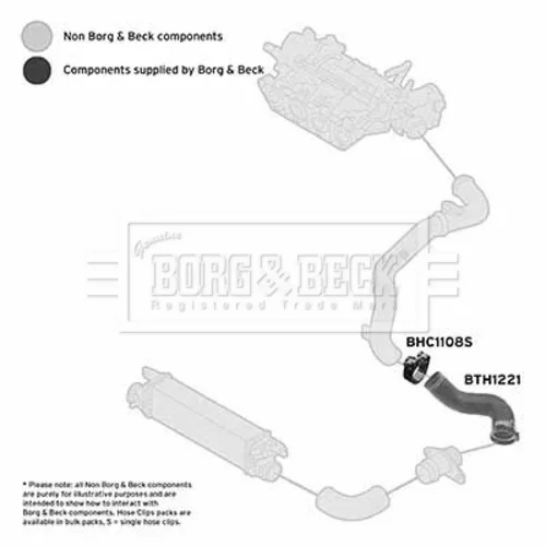 Hadica plniaceho vzduchu BTH1221 (BORG & BECK) - obr. 2