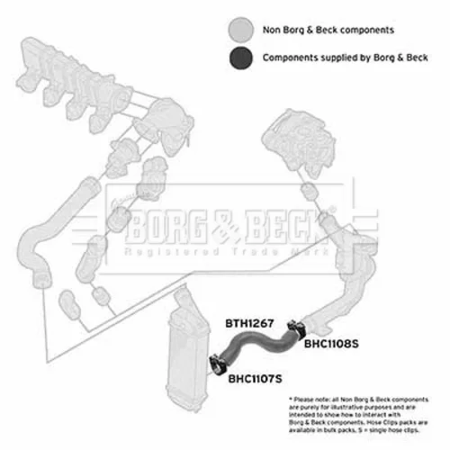 Hadica plniaceho vzduchu BTH1267 (BORG & BECK) - obr. 2