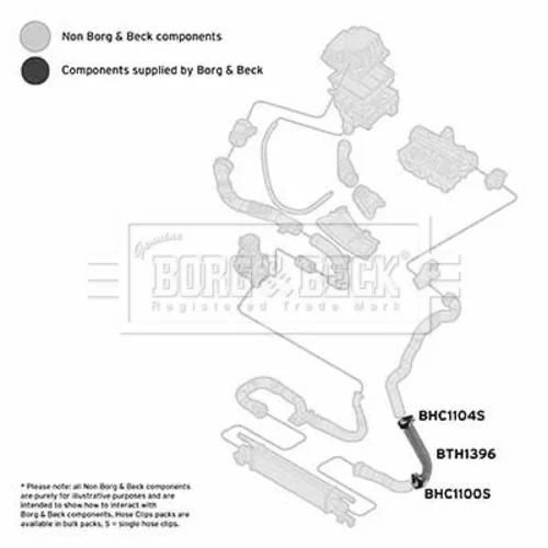 Hadica plniaceho vzduchu BTH1396 (BORG & BECK) - obr. 2