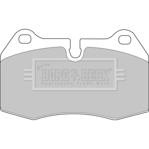 Sada brzdových platničiek kotúčovej brzdy BORG & BECK BBP1596