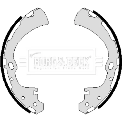Sada brzdových čeľustí BORG & BECK BBS6019
