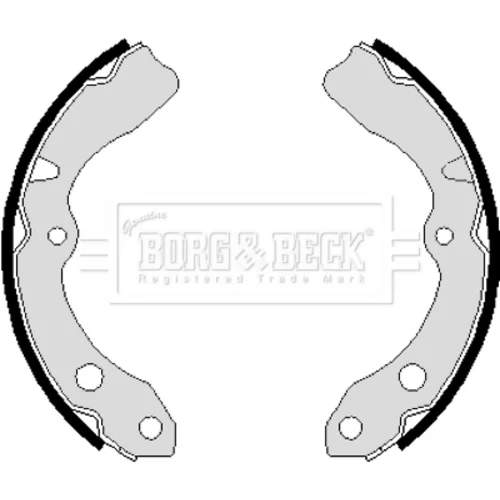 Sada brzdových čeľustí BORG & BECK BBS6102