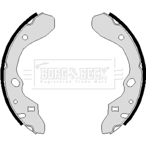 Sada brzdových čeľustí BORG & BECK BBS6112