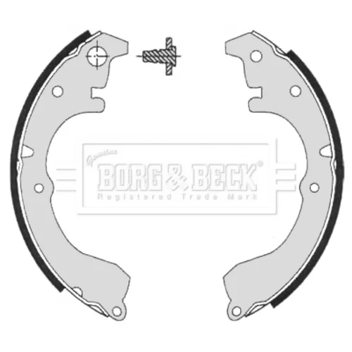 Sada brzdových čeľustí BORG & BECK BBS6122
