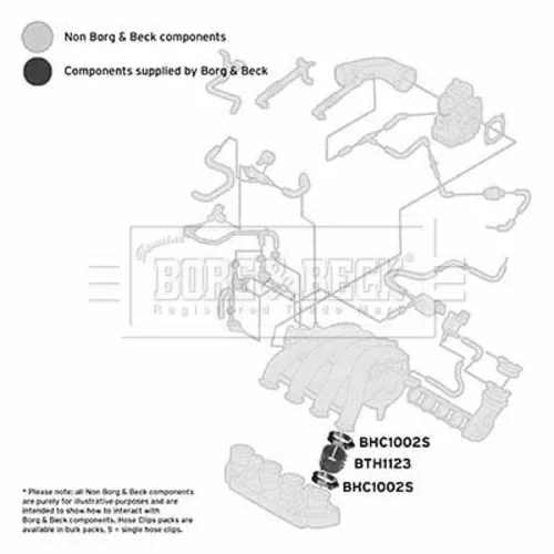 Hadica plniaceho vzduchu BTH1123 (BORG & BECK) - obr. 2