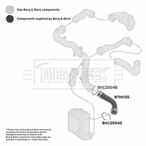 Hadica plniaceho vzduchu BTH1135 (BORG & BECK) - obr. 2