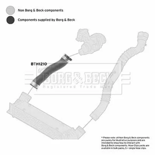 Hadica plniaceho vzduchu BTH1210 (BORG & BECK) - obr. 2