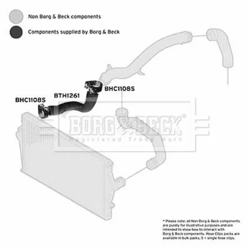 Hadica plniaceho vzduchu BTH1261 (BORG & BECK) - obr. 2