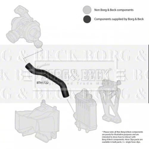 Hadica plniaceho vzduchu BTH1722 (BORG & BECK) - obr. 1