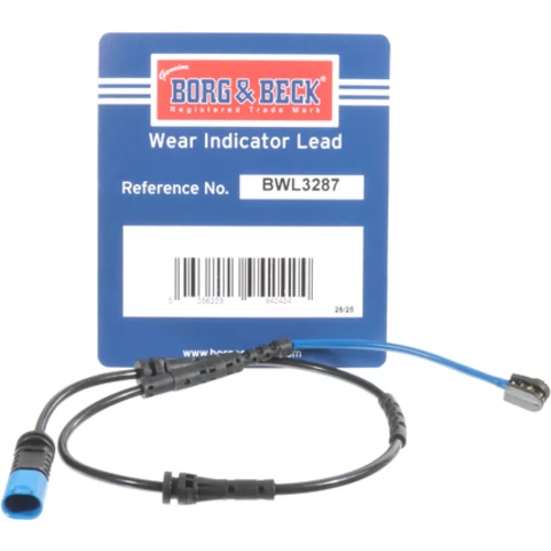 Výstražný kontakt opotrebenia brzdového obloženia BORG & BECK BWL3287