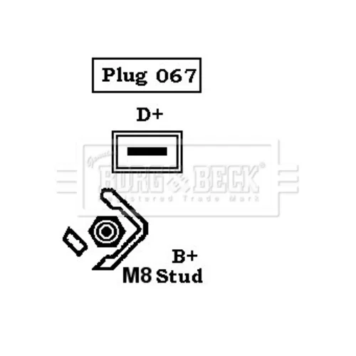 Alternátor BORG & BECK BBA2312