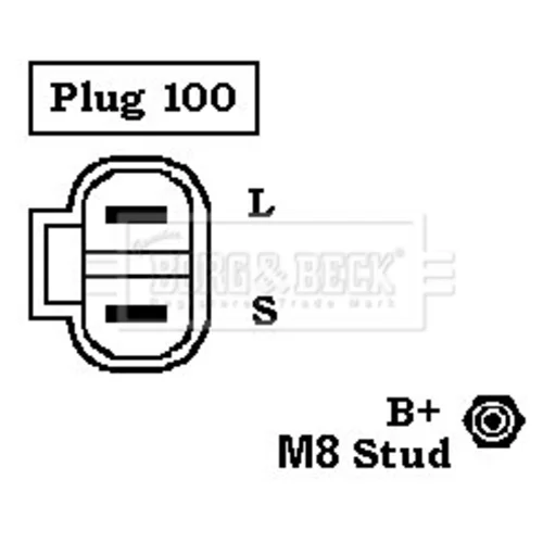 Alternátor BORG & BECK BBA2909