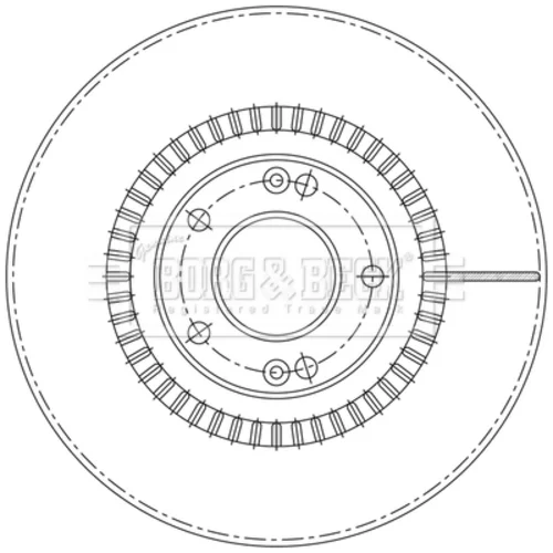 Brzdový kotúč BBD6236S (BORG & BECK) - obr. 2